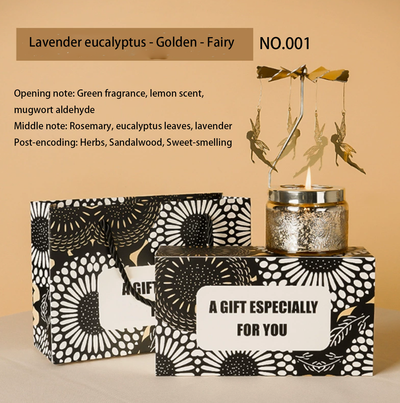 Scented candles Rotating Lantern Scented Wax No.008(Min sale:2)