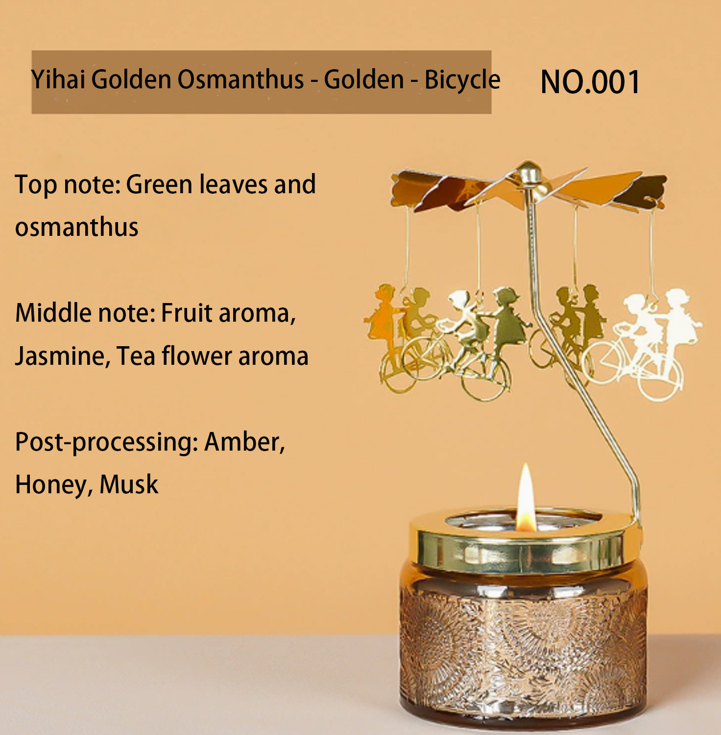 Scented candles Rotating Lantern Scented Wax No.009(Min sale:2) - 图片 2