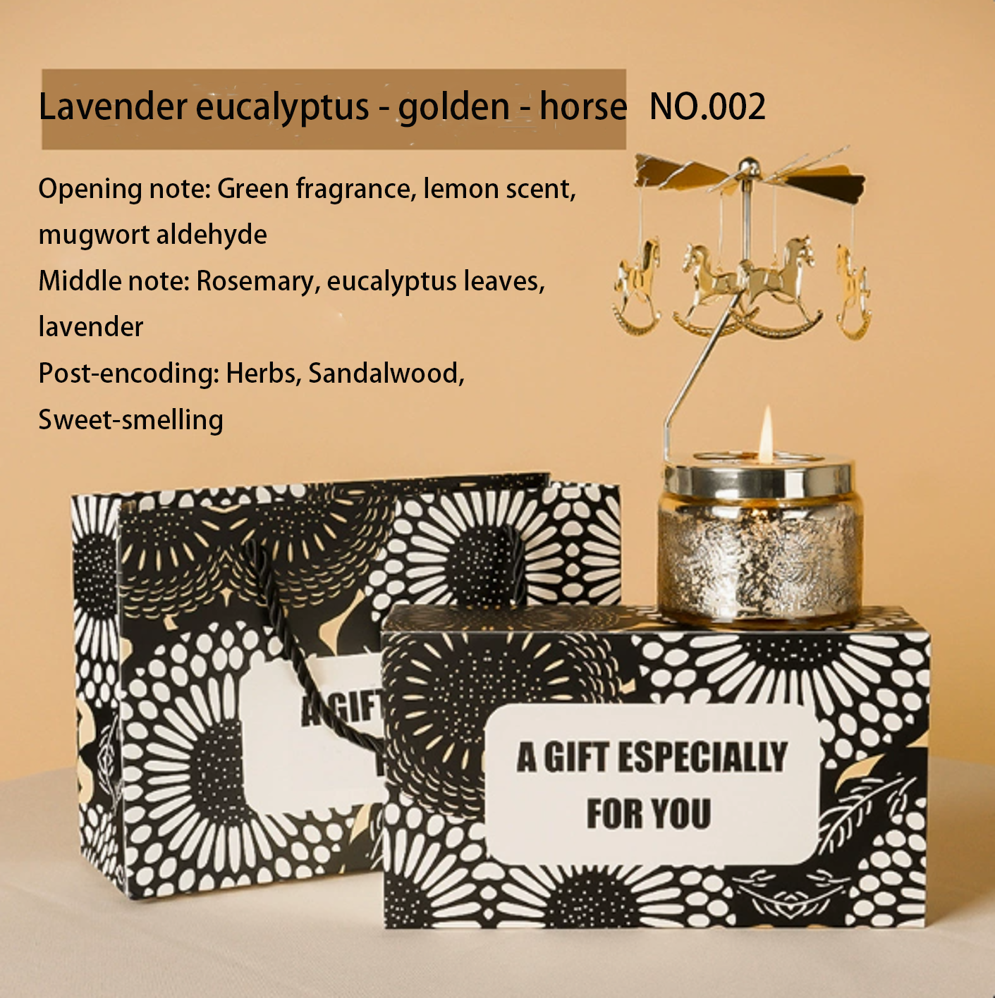 Scented candles Rotating Lantern Scented Wax No.008(Min sale:2) - 图片 3