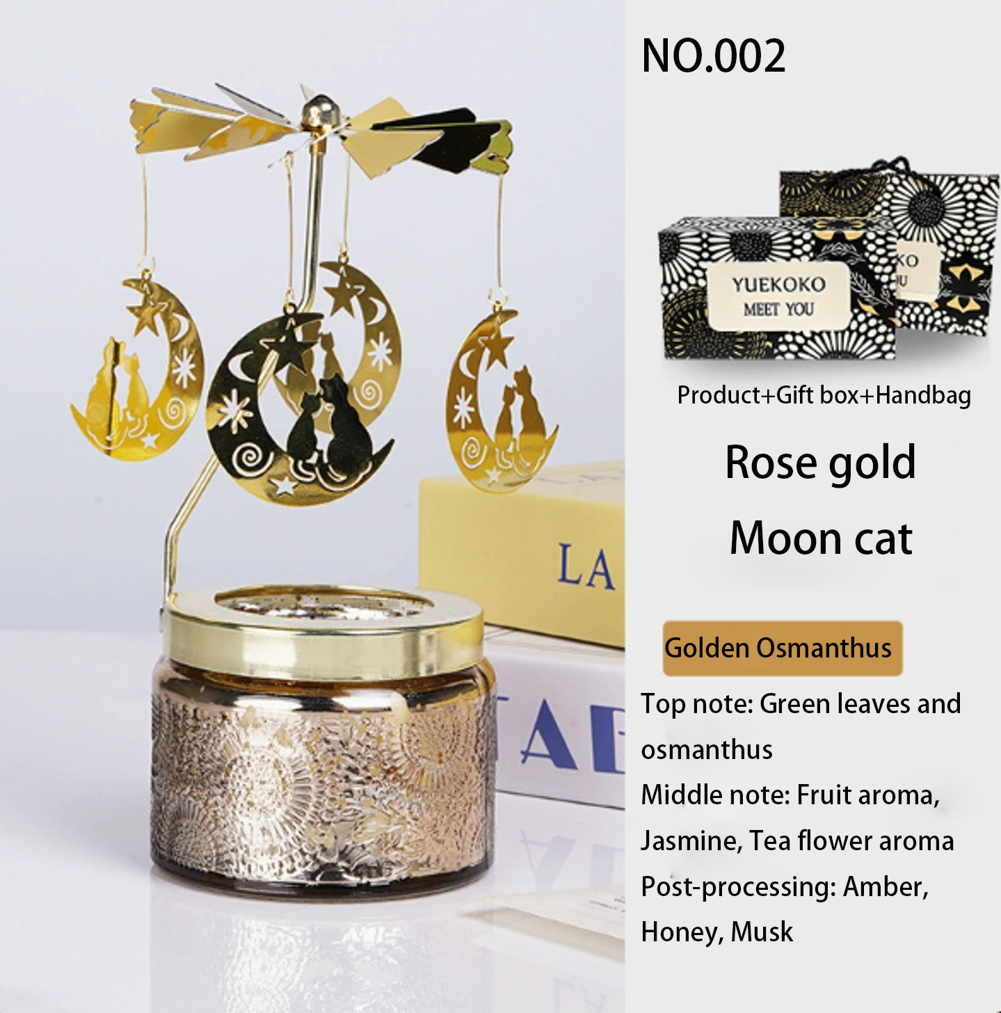 Scented candles Rotating Lantern Scented Wax No.009(Min sale:2) - 图片 3