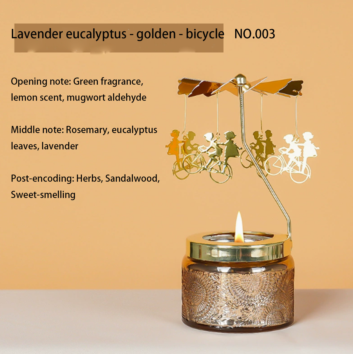 Scented candles Rotating Lantern Scented Wax No.008(Min sale:2) - 图片 4