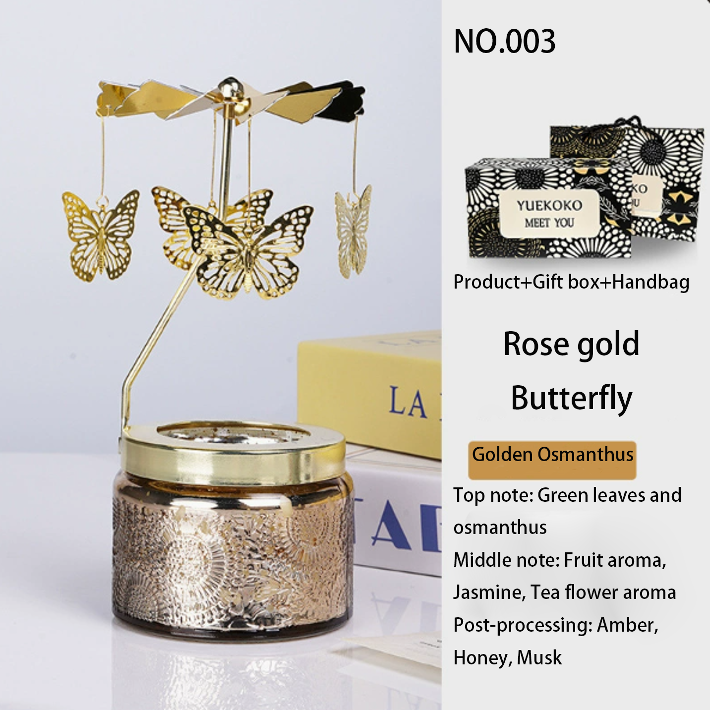 Scented candles Rotating Lantern Scented Wax No.009(Min sale:2) - 图片 4
