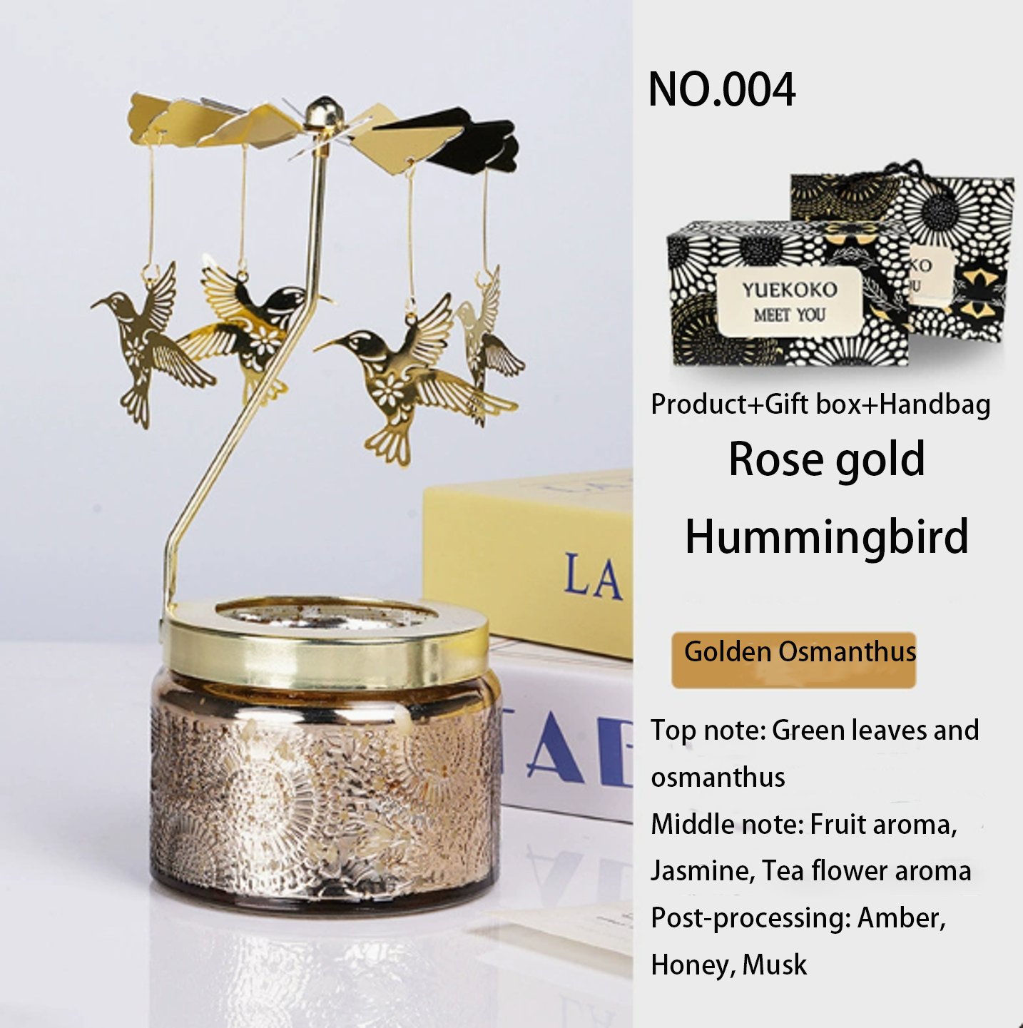 Scented candles Rotating Lantern Scented Wax No.009(Min sale:2) - 图片 5