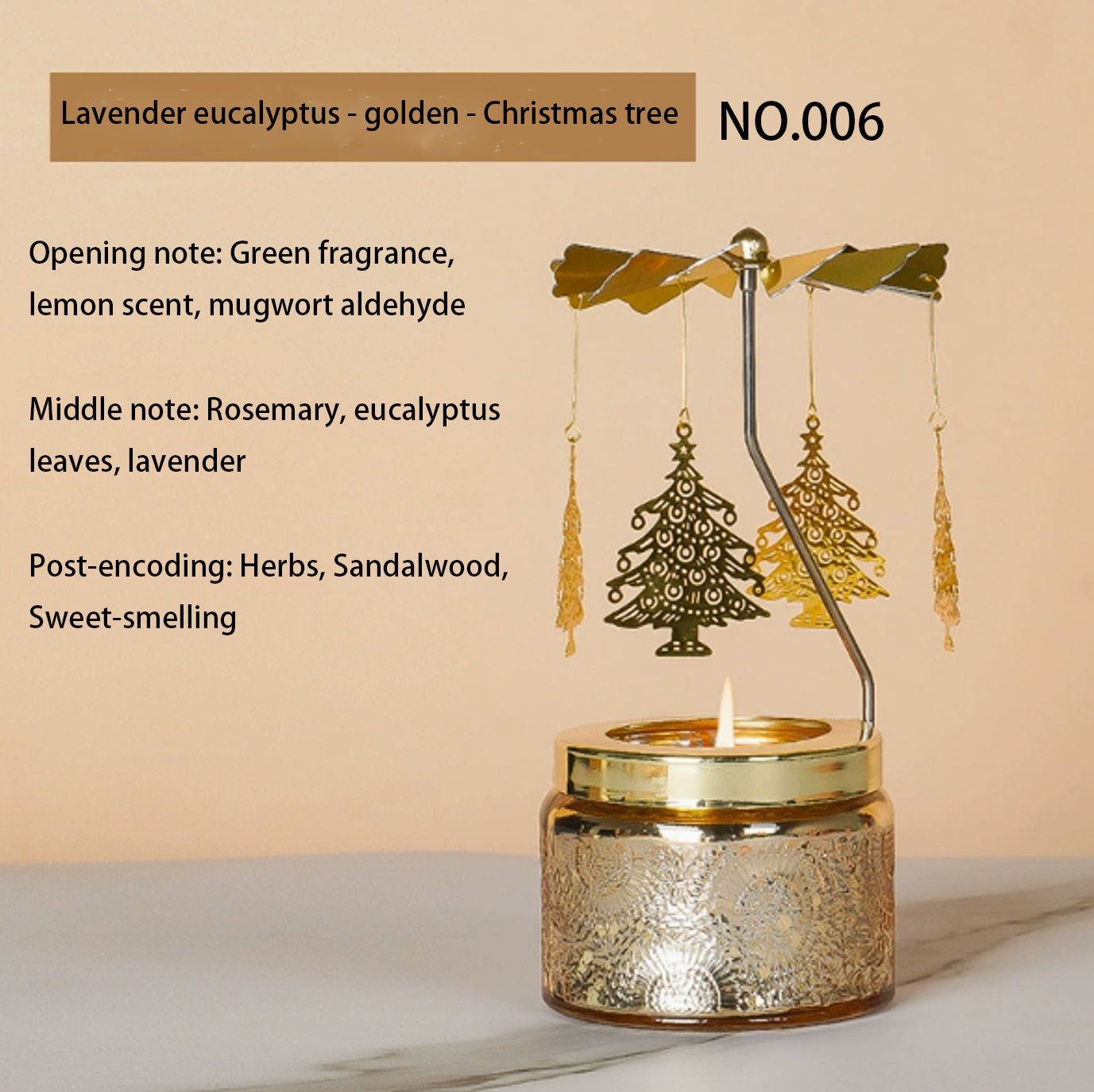 Scented candles Rotating Lantern Scented Wax No.008(Min sale:2) - 图片 7