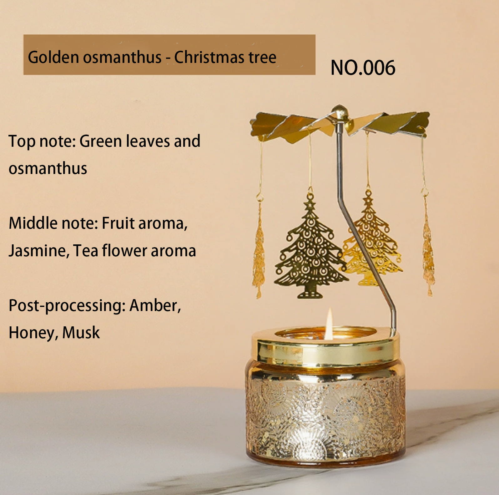 Scented candles Rotating Lantern Scented Wax No.009(Min sale:2) - 图片 7
