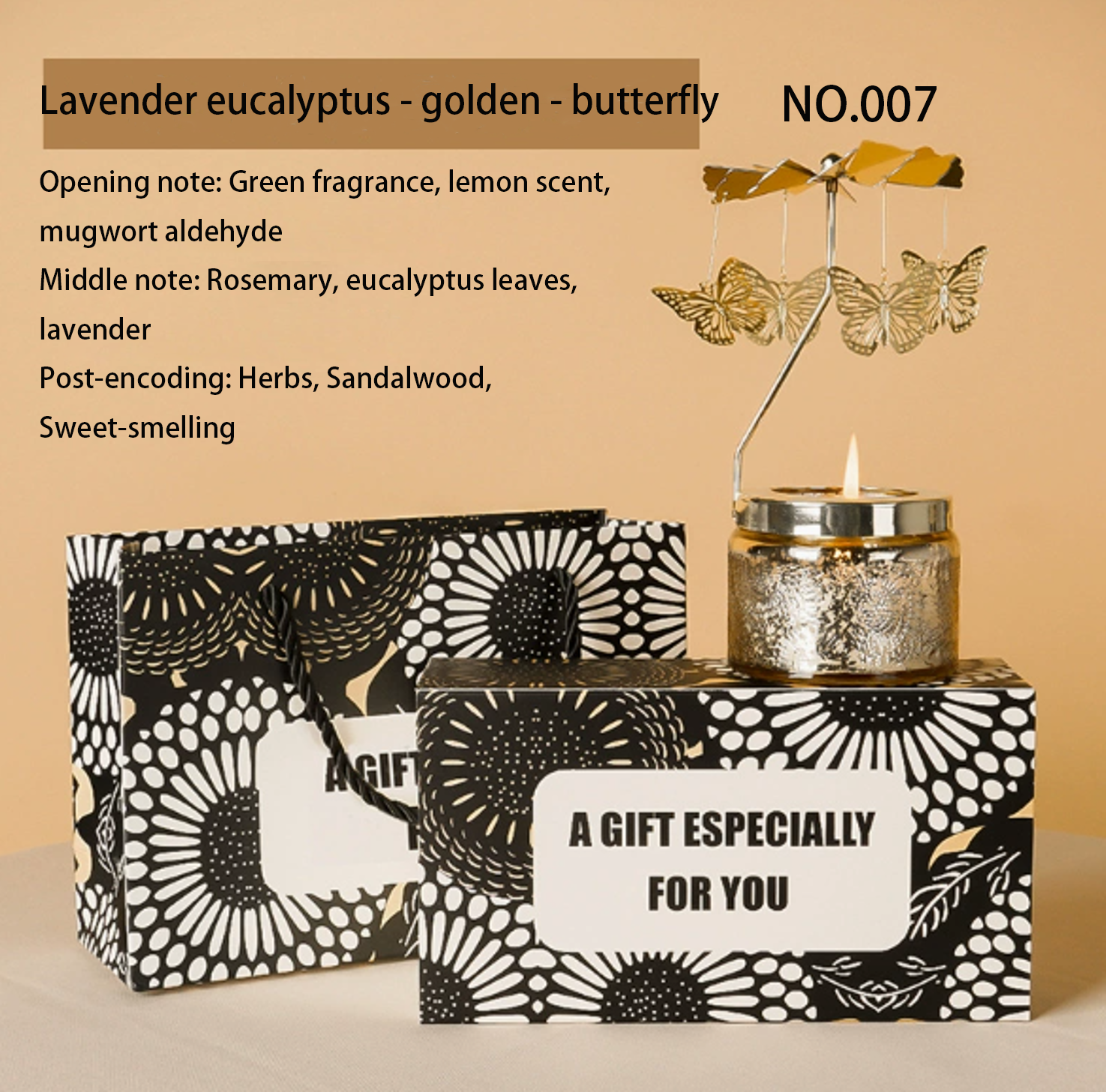Scented candles Rotating Lantern Scented Wax No.008(Min sale:2) - 图片 8