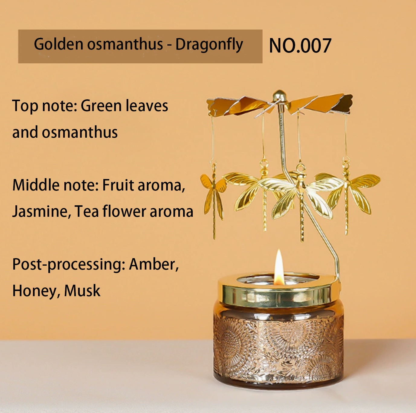 Scented candles Rotating Lantern Scented Wax No.009(Min sale:2)